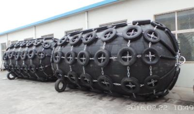 China Marine Rubber Pneumatic Fenders For Ships BV Certificated Tyre Net for sale