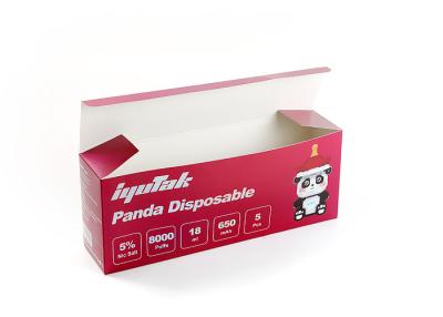 China Caixa de brinquedos de papel Mattle Lamaniation, caixa de brinquedos de luxo dobrável com impressão CMYK à venda