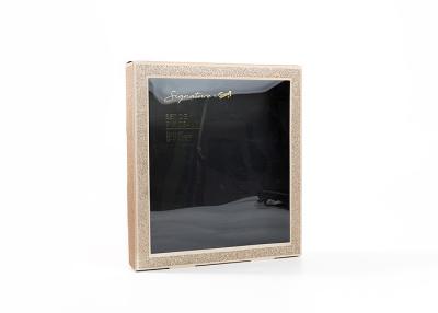 Китай CDR форзаца Брауна подарочных коробок картона плоского пакета декоративные с PVC Windows продается