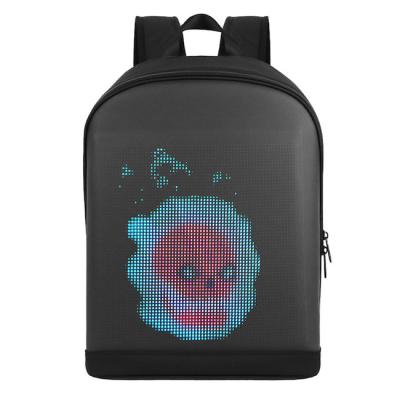 China Dynamic Advertising LED Display Screen Backpack 25cmx25cm for sale