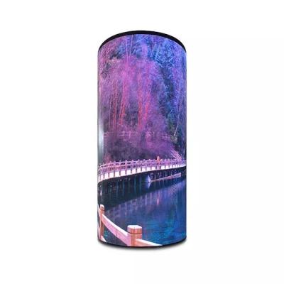 China Soft Shaped Cylinder Flexible LED Display Panels P2.5 Curved Indoor for sale
