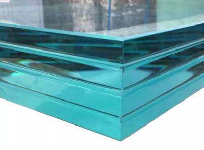 China Customized Size Clear Tempered Laminated Glass with PVB / SGP Interlayer for sale