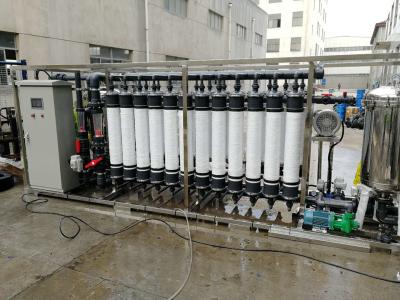 China Reinforced 52m2 UF System 80LMH Hollow Fiber Ultrafiltration Membrane for sale