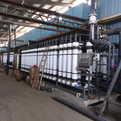 China sistemas industriales de la ultrafiltración de la membrana 50lmh del filtro de agua de la ultrafiltración de los 8in PVDF en venta