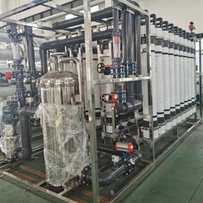 China Membrana hueco de la purificación del agua subterránea de la microfiltración de la fibra de DN32 160m m en venta
