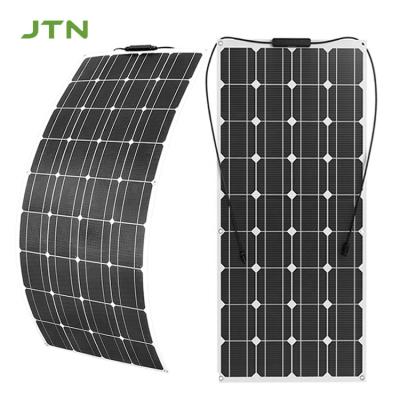 China Monocrystalline PV 150w 200w Flexible Solar Panel ETFE Thin Film for sale