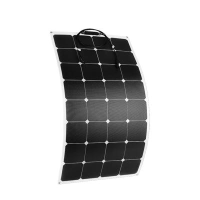 China Sunpower Rollable Semi Flexible Solar Panels ETFE 100W 120W 150W 155W 165W 170W for sale