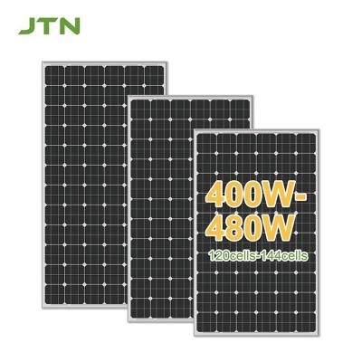 China MC4 PV Solar Panel Mono Perc Half Cut Cell Full Black 480w 210mm for sale