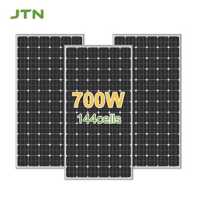 China 12 Years Workmanship HJT Solar Module PV Cell Panel Solar 700w 210mm High Power Shingled Solar Panel for sale