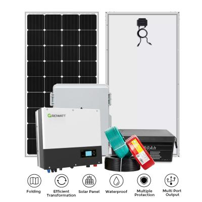 China Complete Hybrid Solar Inverter Kit For Home Roof Mounting 10KW for sale