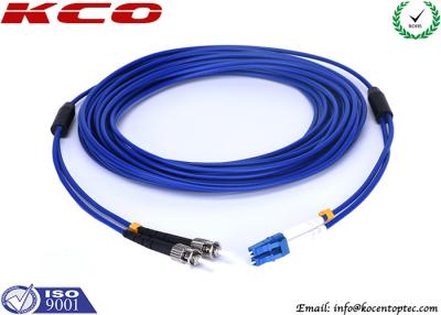 Китай Анти грызун волоконно-оптический патч кабели одномодовые,ST к LC бронированный волоконно патч кабель продается