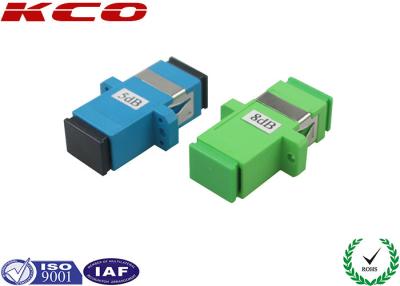 China SC / UPC SM Fiber Optic Attenuator , Fixed Optical Attenuator 55dB 65dB for sale