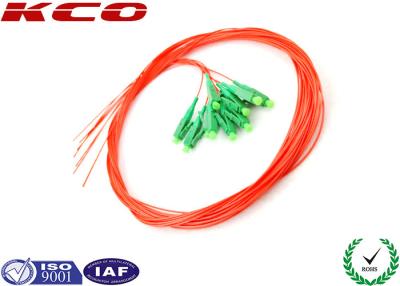 China fibra óptica de la coleta del LC de 12 fibras, red de área local de fibra óptica del solo modo de la coleta en venta