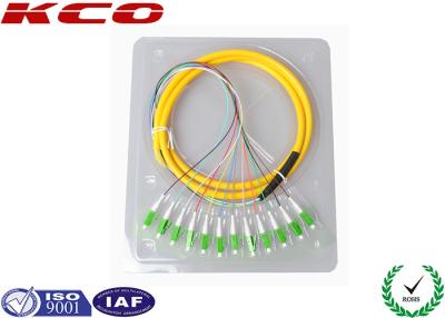 China Sola fibra óptica de fibra óptica de la coleta/Fanout del LC de la coleta de los conectores de la fibra óptica en venta