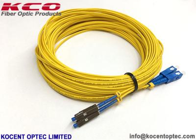 China Cables de la coleta de la fibra óptica del solo modo, coleta a una cara MU UPC del cordón de remiendo G657B3 en venta