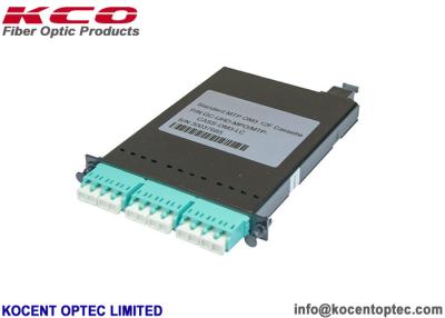 China Casete modular del conector de la fibra óptica de Mpo del adaptador del LC de 12 fibras para el panel de remiendo en venta