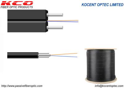 Китай Кабель падения стекловолокна PVC LSZH 2core SM Monomode G657A FTTH продается