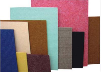 China Colorful High Fiber PET Acoustic Panel , 1.22x2.42m Polyester Fiber Panel for sale