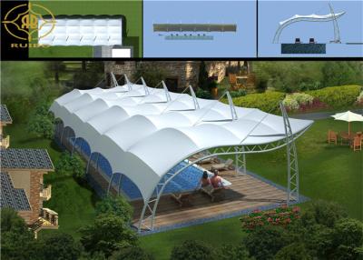 China Heat Resistance Tensile Structure Buildings Weatherproof Tensile Shade Structure for sale