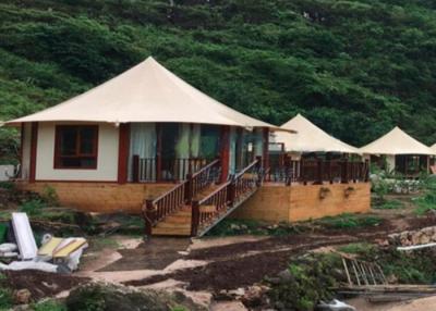 China Four Seasons House Hexagon Island Luxury Resort Tents For 2 People for sale