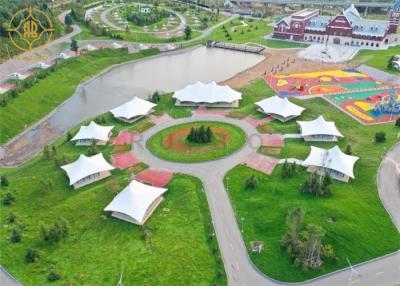 China Thermal Insulation Luxury Resort Tents With Solid Wood Floor for sale