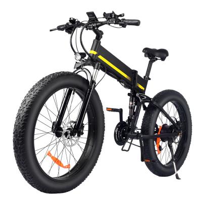 China CE Rohs aprovação 1000w Folding Ebike Folding Gordo pneu bicicleta elétrica para mulher à venda