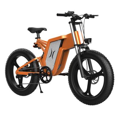 China 48v 500w Folding Mountain Ebike 20 Inch Motorized Bicycle For Beginners for sale