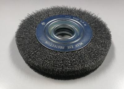 China Corrugated Wire Industrial Steel Wire Wheel Brush For Heavy Duty Brushing for sale