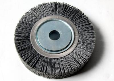 China Fine Grain Industrial Nylon Wheel Brush 150 Mm Outer Diameter For Deburring for sale