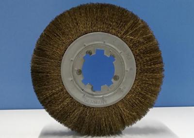 China High Density Steel Wire Wheel Brush / Circular Wire Brush With Keyseat for sale