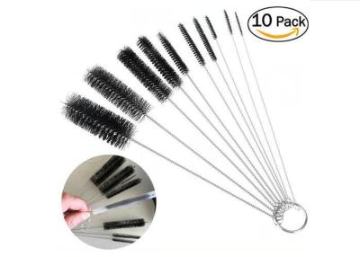 China 8 Inch Drinking Straws Pipe Cleaning Brush 20cm Total Length Fit Blind Angle for sale