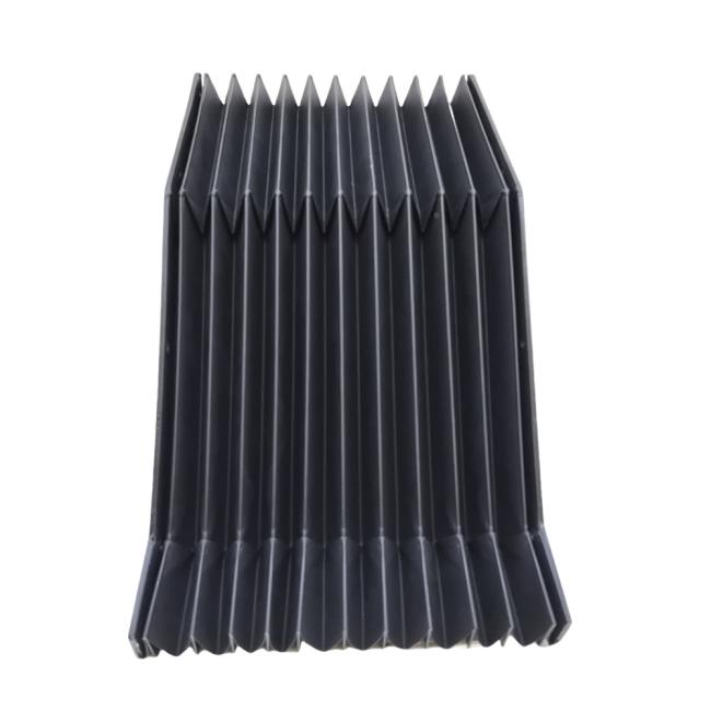 CNC machine stainless steel bellows cover - mounting hardware
