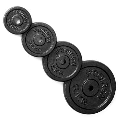 China Anti Debris 50mm Bars Cast Iron 5Kg Barbell Weight Plates for sale