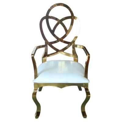 中国 Leather Cover Flower Arm Chair For Reception Area And Group Photo Area 販売のため