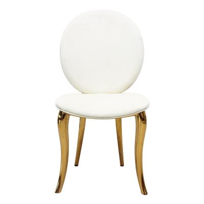 China Estilo italiano simples moderno das cadeiras luxuosas claras de couro da sala de jantar da parte alta que janta a cadeira à venda