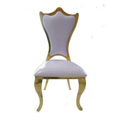 China Wedding Crown Royal Chair Event Bride And Groom Chairs OEM Synthetic Leather for sale