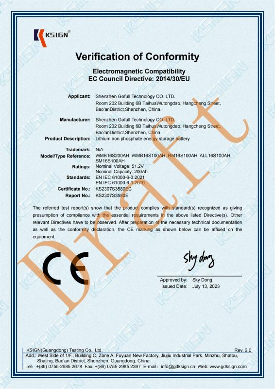 CE - Shenzhen GoFull Technology Co., Ltd.