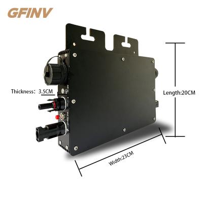 China IP65 Waterproof Grade On Grid Solar Micro Inverter Short Circuit Protection for sale