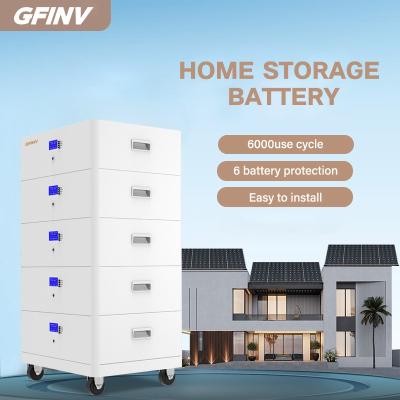 China Flexible Energy Storage Stackable Home Battery Modular Indoor/Outdoor Installation for sale