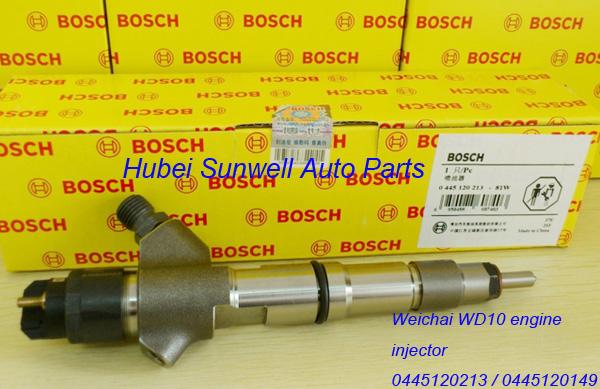 Weichai WD10 engine injector 0445120213