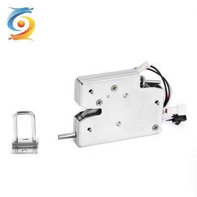 China Silver Smart Locker SPCC Solenoid Locks Anti Pry Dc12v for sale