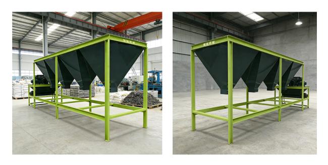 Batch Mixer equipment showing compact design and mixing components