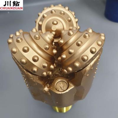 China 5 7/8 Inch IADC637 Rubber Sealed Bearing TCI Tricone Rock Bit For Hard formation Well Drilling for sale