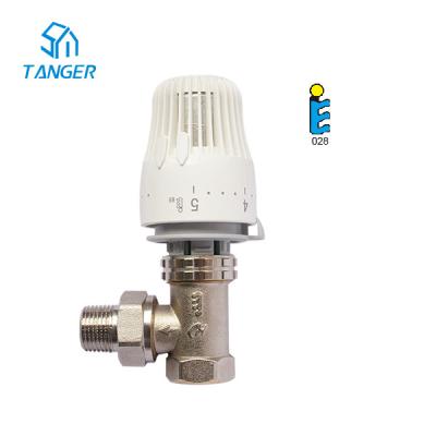 China 265kg/h Thermostatic Radiator Head Angle Valve EN215 Universal Trv Head for sale