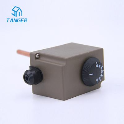 China Hot Water Immersion Cylinder Pipe Thermostat Boiler Pipe Thermostat 16A 250V for sale