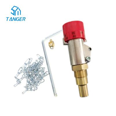 China Water Boiler Temperature Control 3/4 Draft Brass Regulator Valve Solid Fuel Lever 120 Degree for sale