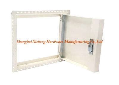 China Quick Install White Steel Hatch / Metal Ceiling Access Panels With Bead And Key for sale