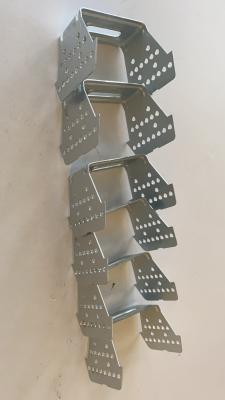 China 1.0mm Furniture Galvanized Steel Stamping U Metal  Clip Bracket for sale