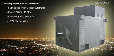 China 11kv High Voltage Generator Alternator Matching with Cummins/ Perkins Engine for sale