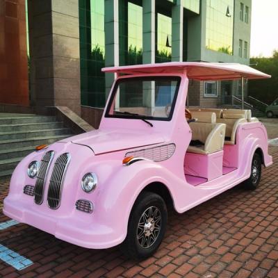 China 72V electric Vintage Golf Car Cart 8 Seater All Terrain Tires Independent Suspension for sale